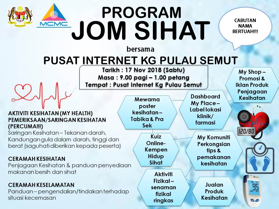 PROGRAM JOM SIHAT PI PULAU SEMUT